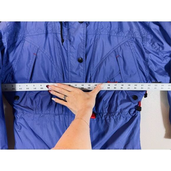 Vintage Marker LTD Vertical Ski/Snow Blue Jacket W/Detachable Hood Women’s 6 - Picture 13 of 14